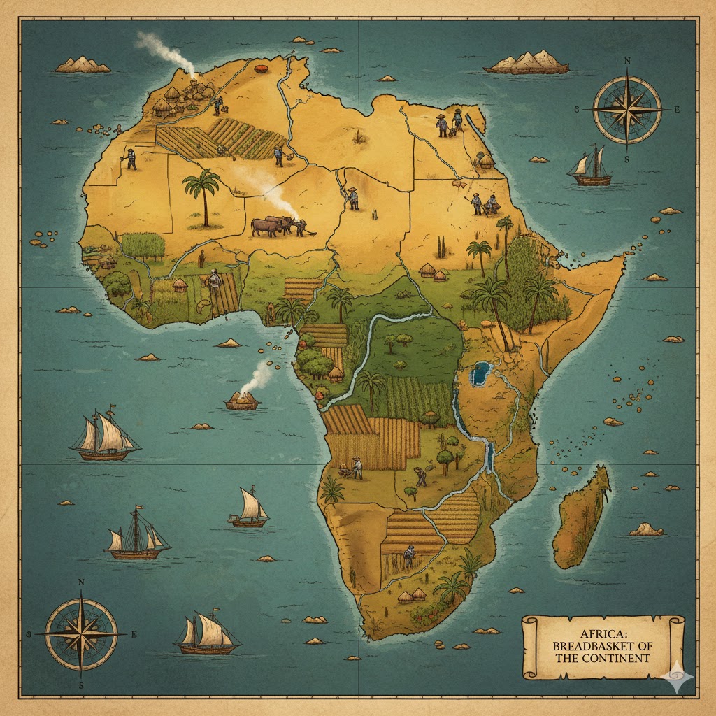 Africa Map Outline